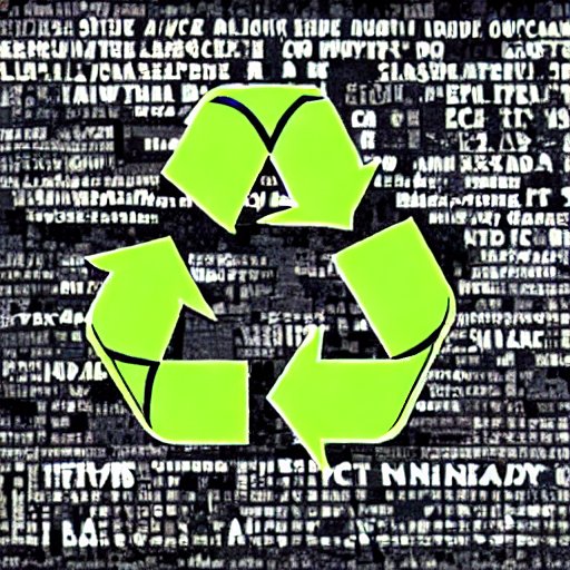 Triangle Shaped Recycling Arrows